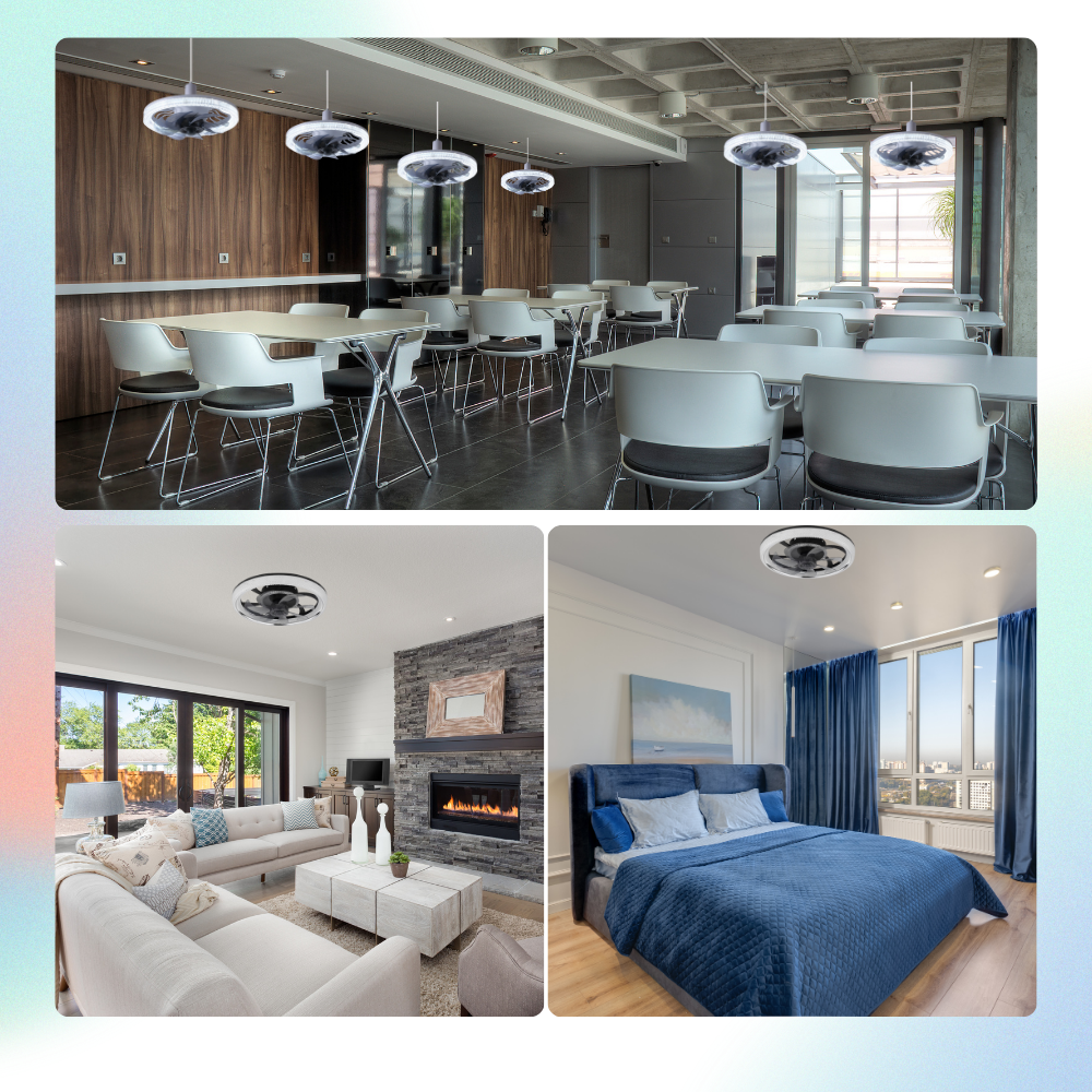 Ceiling Fan with Light and Remote Control – Aesthetic Design