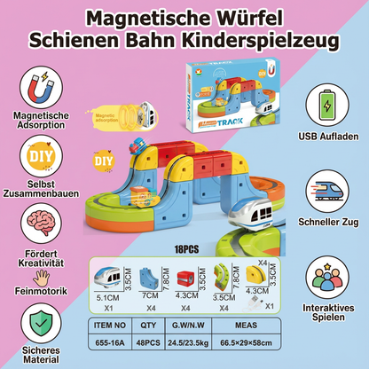 Magnetic Cube Cleaning Set for Children’s Toy