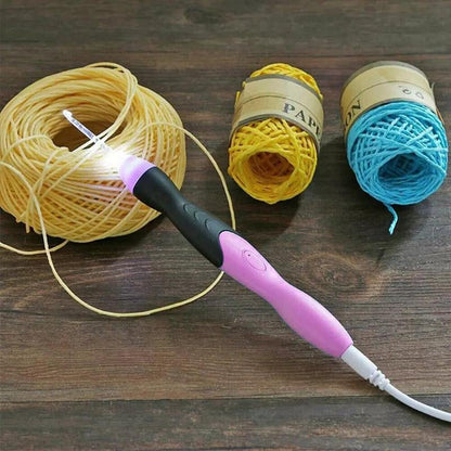 Comfortable Crochet Anytime with Built-in LED Light