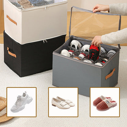 Shoe Storage Organizer for Dust-Free Closet Space Maximization