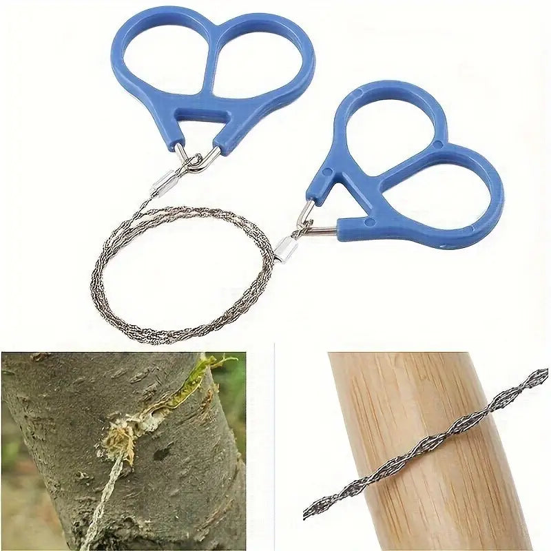 Lightweight Wire Saw for Effortless Outdoor Branch Cutting