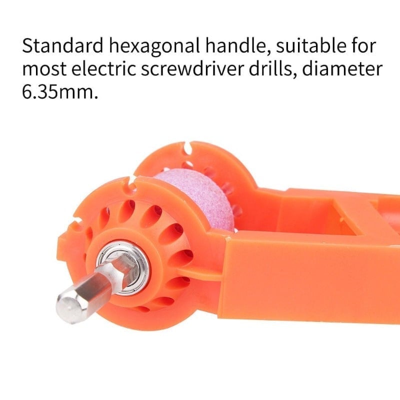 Precision Drill Sharpener for Electric Drills | Compact Tool for Home and Workshop