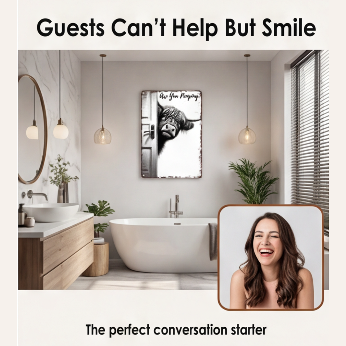 Transform Bathroom Walls into Engaging Conversation Starters