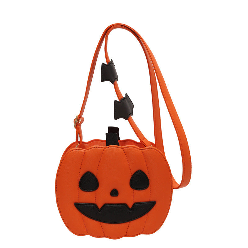 Minimalistic Halloween Shoulder Bag – Solid Color Messenger Tote