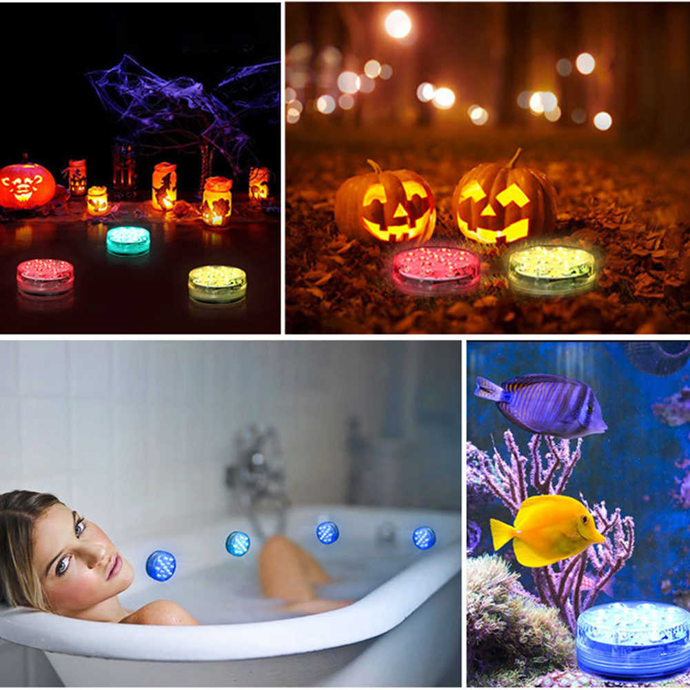 Remote-Controlled Underwater LED Light – RGB Multicolor Pool Lighting for Bathrooms and Ponds