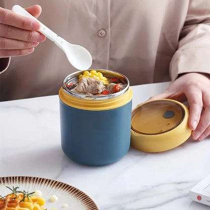 Stainless Steel Thermal Container | 530 ml / 710 ml | Insulated Lunch and Soup Cup | Durable & Leak-Proof