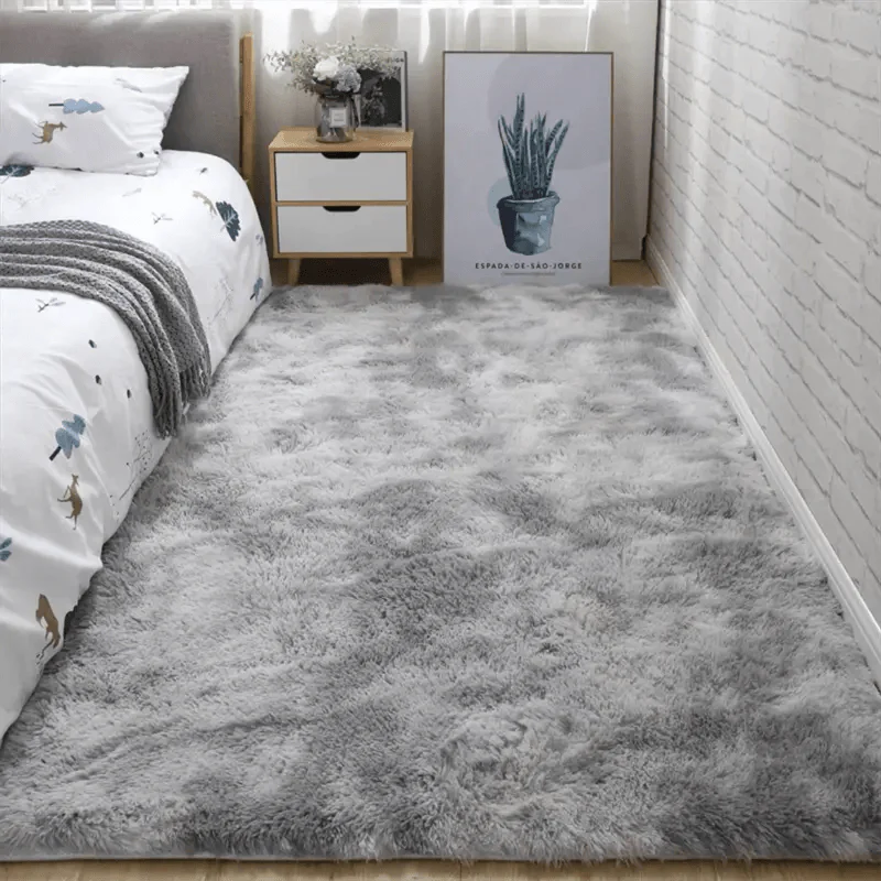 Soft Area Rug | Plush & Non-Slip | Tie-Dye Pattern | 31x47 inches