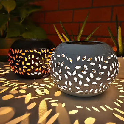 Portable Solar-Powered Table Lamp for Cozy Outdoor Illumination