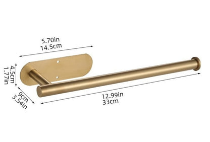 Stainless Steel Kitchen Towel Holder - Under Cabinet Mount