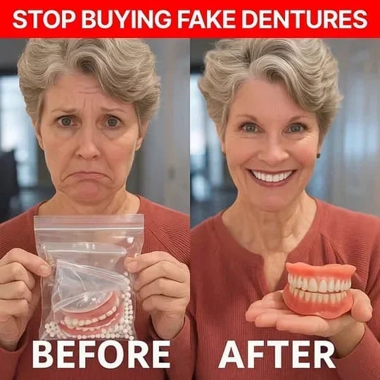 Affordable Flexible Comfort Denture Set for a Natural Smile