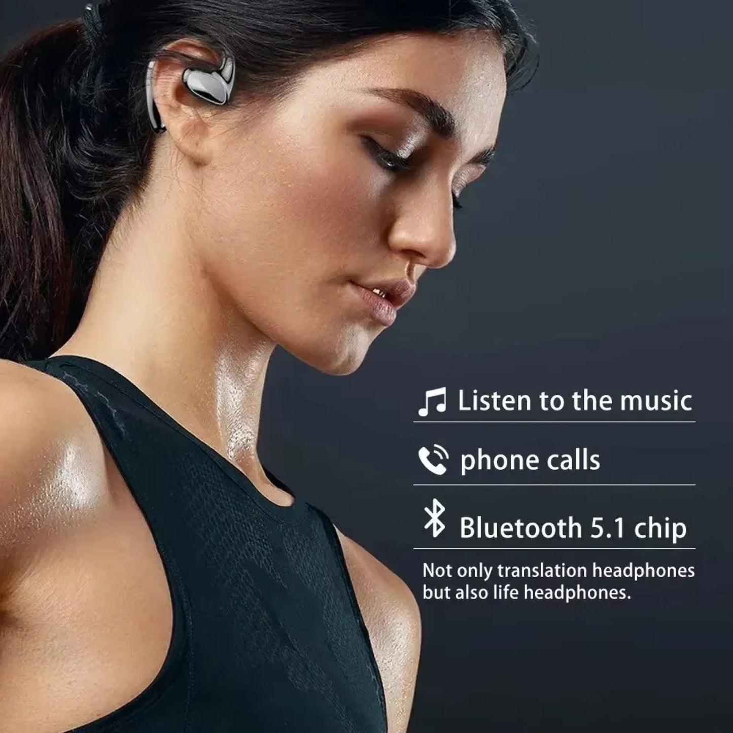 Real-Time Translator Earbuds with AI - Supports 144 Languages