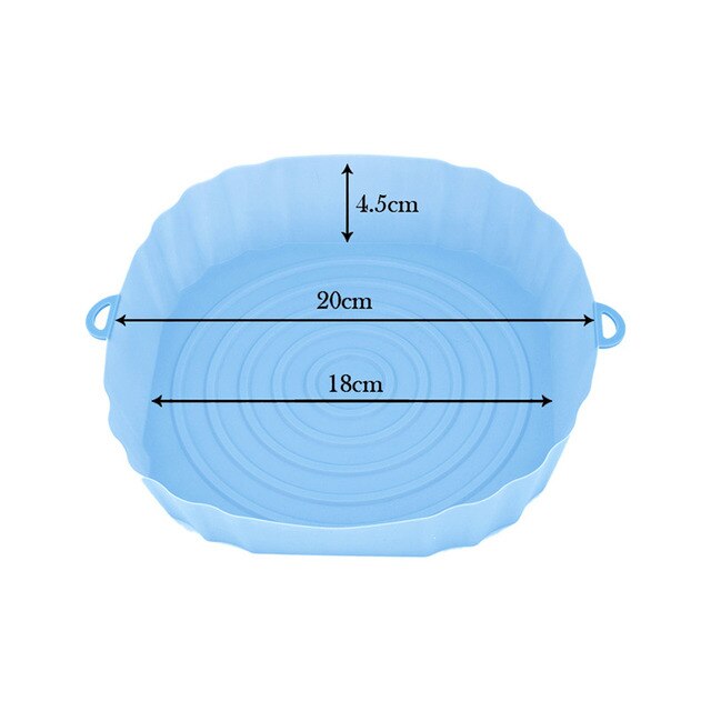 Nonstick Silicone Baking Tray for Air Fryer – Cooking Pot