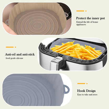 Nonstick Silicone Baking Tray for Air Fryer – Cooking Pot