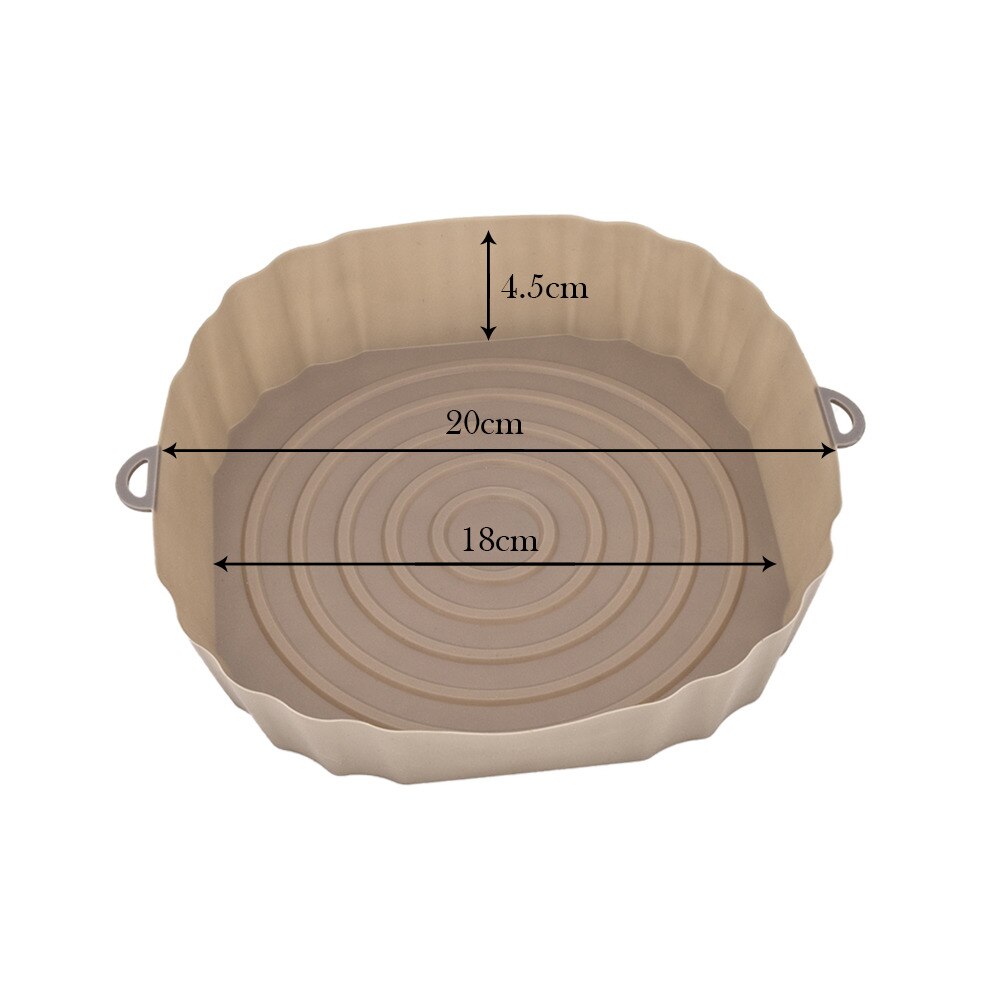 Nonstick Silicone Baking Tray for Air Fryer – Cooking Pot