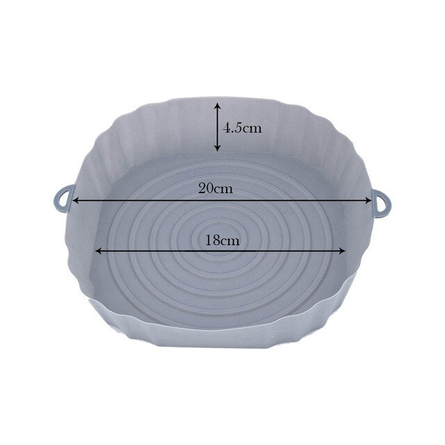 Nonstick Silicone Baking Tray for Air Fryer – Cooking Pot
