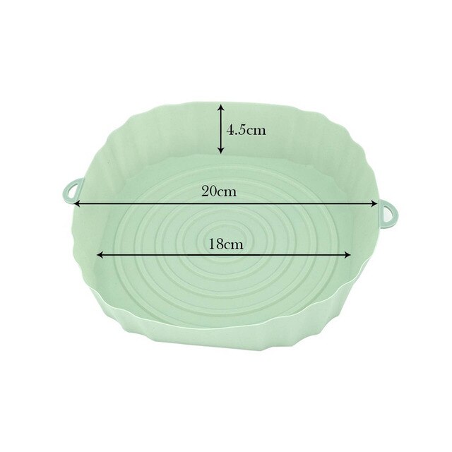Nonstick Silicone Baking Tray for Air Fryer – Cooking Pot