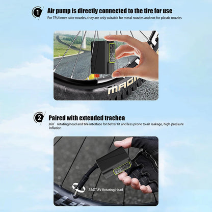 Electric Bicycle Pump by AirVoltix