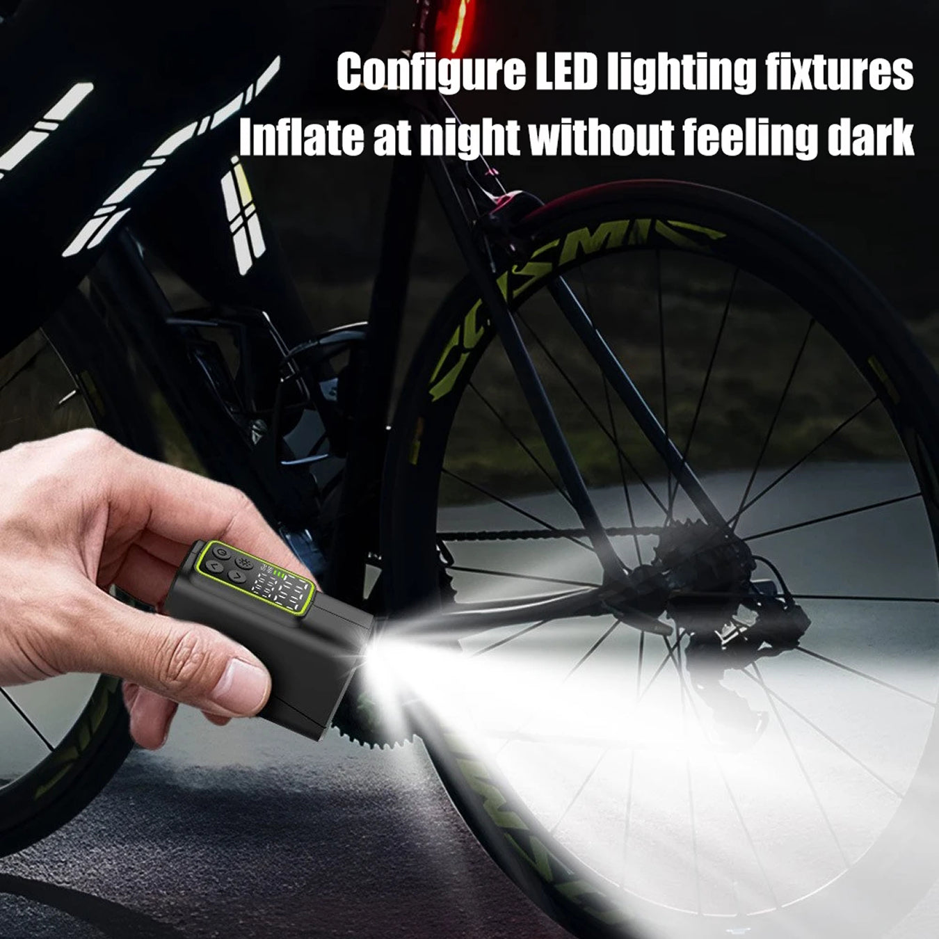 Electric Bicycle Inflator by AirVoltix