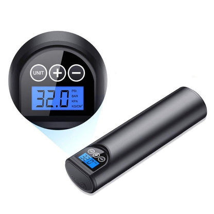 Rechargeable Cordless Air Pump with Digital Screen, 150 PSI for Cars, Bikes, Balls, LED Light