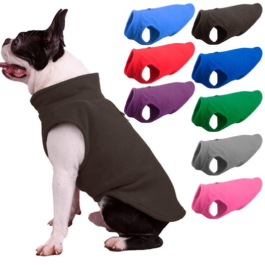 Dog Jacket for All Seasons - Arctic Fleece Material