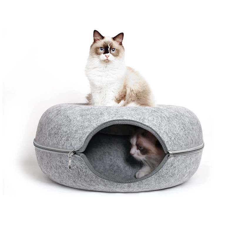 Cat Tunnel and Playhouse - PawDonut Design