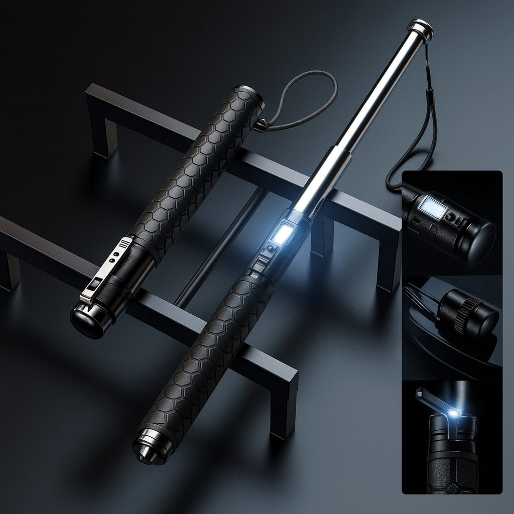 Self-Defense Walking Stick with Stability Support