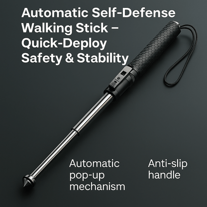 Self-Defense Walking Stick with Stability Support