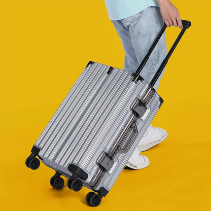 Hard Shell Suitcase with Aluminium Frame – Geneva Model