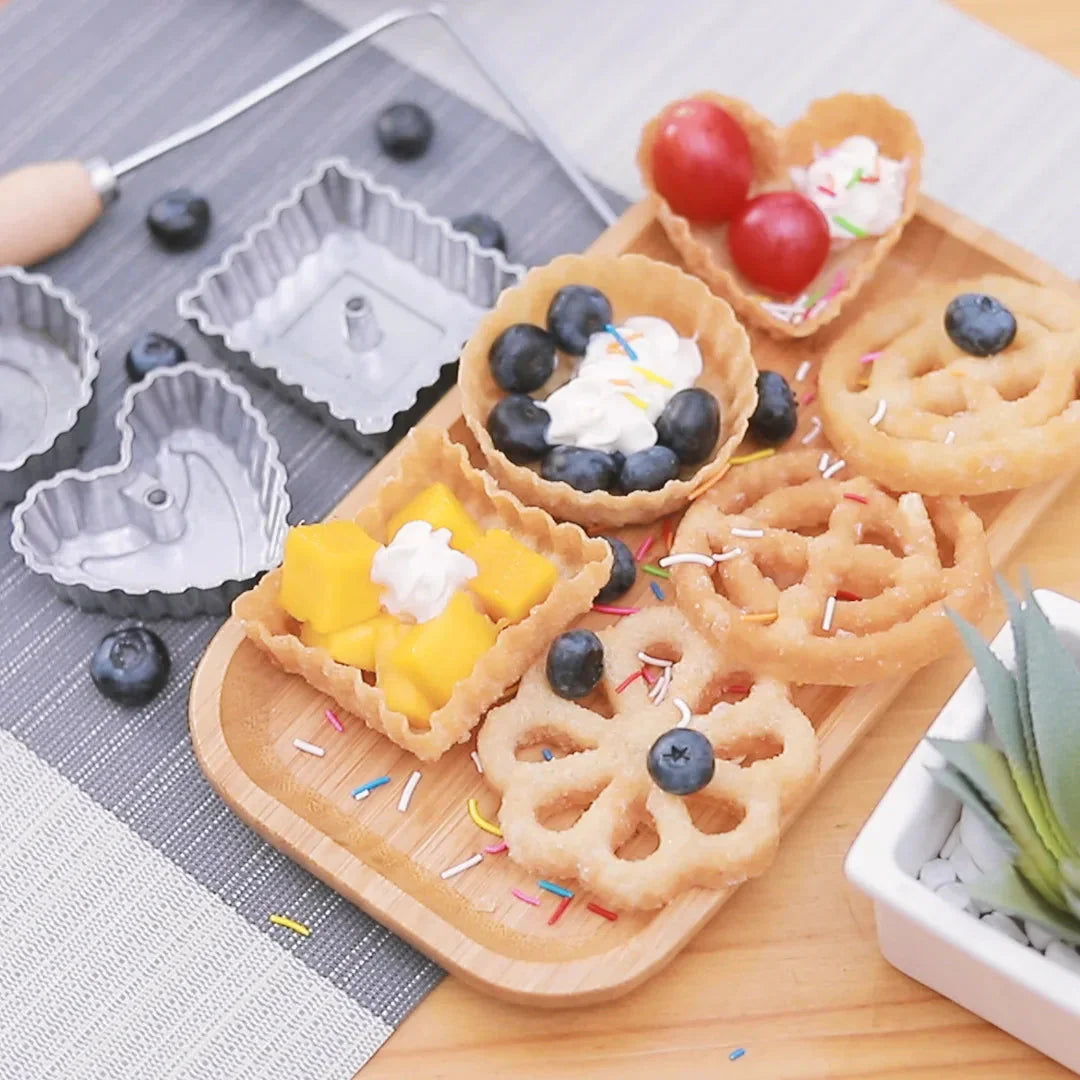 Funnel Cake Ring Molds – Aluminum Swedish Rosette Waffle Maker