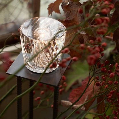 Rechargeable Crystal Table Lamp with Diamond Design - Luxe Edition