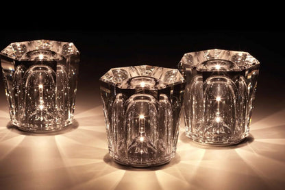 Rechargeable Crystal Table Lamp with Diamond Design - Luxe Edition