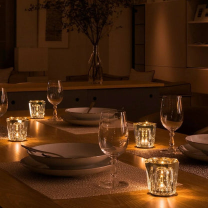 Rechargeable Crystal Table Lamp with Diamond Design - Luxe Edition