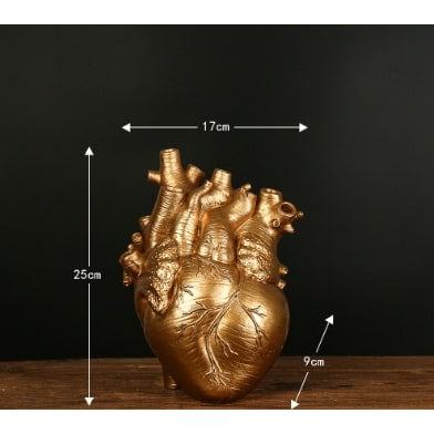 Artistic Heart-Shaped Vase for Bold Home Decor