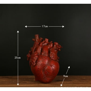 Artistic Heart-Shaped Vase for Bold Home Decor