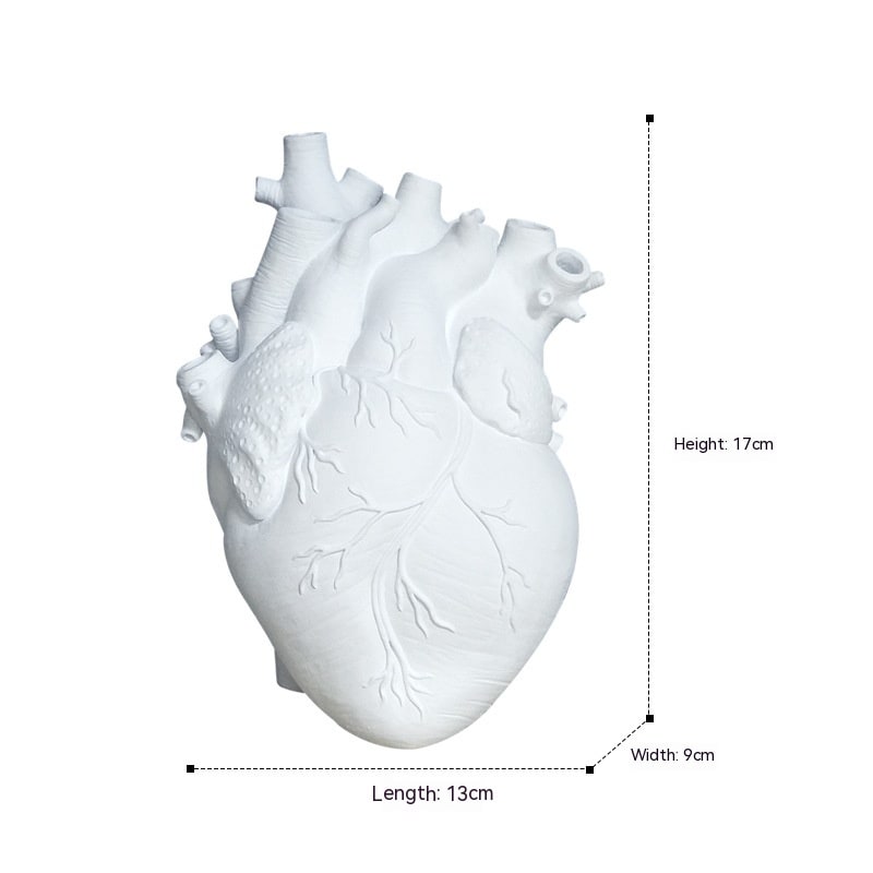 Artistic Heart-Shaped Vase for Bold Home Decor