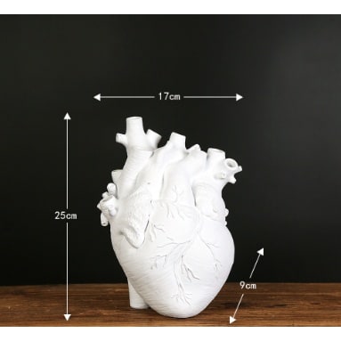 Artistic Heart-Shaped Vase for Bold Home Decor