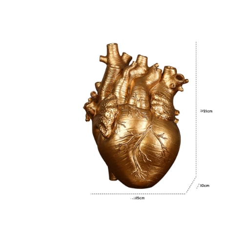 Artistic Heart-Shaped Vase for Bold Home Decor