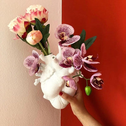 Artistic Heart-Shaped Vase for Bold Home Decor