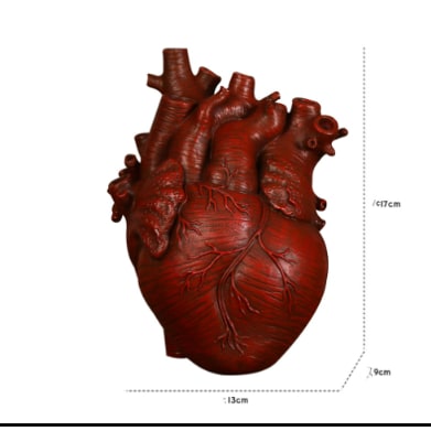 Artistic Heart-Shaped Vase for Bold Home Decor