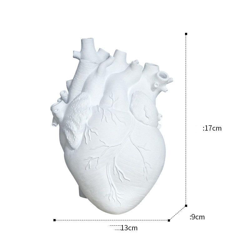 Artistic Heart-Shaped Vase for Bold Home Decor