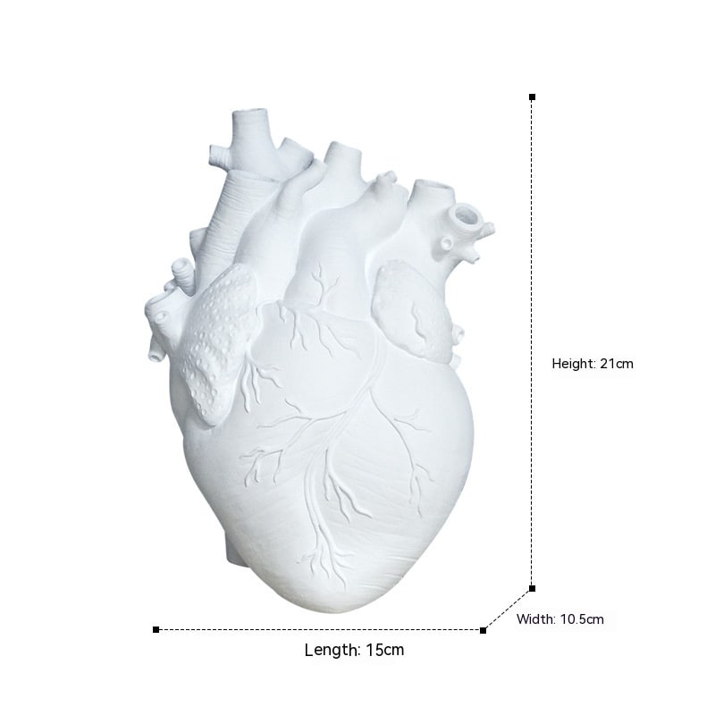 Artistic Heart-Shaped Vase for Bold Home Decor