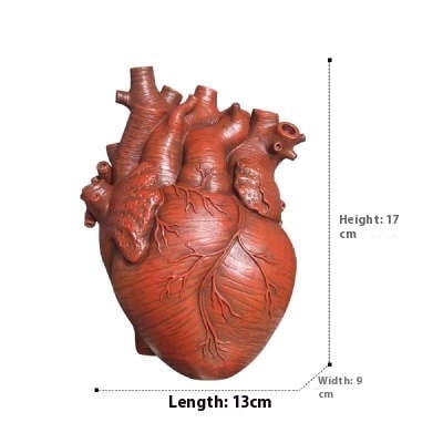Artistic Heart-Shaped Vase for Bold Home Decor