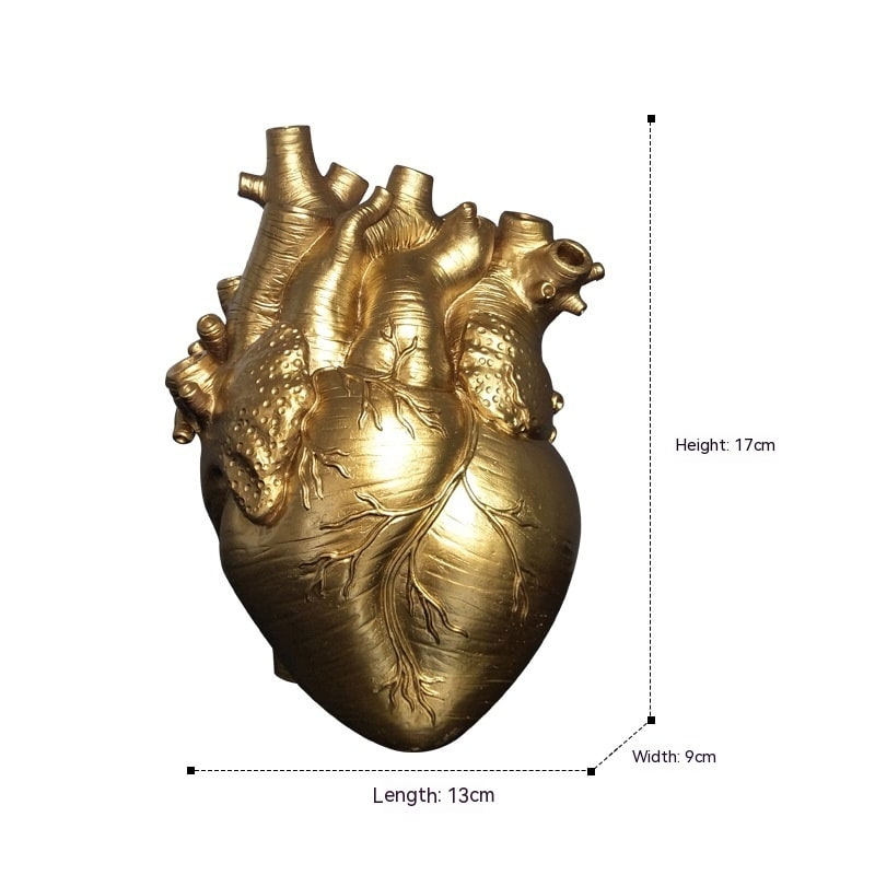 Artistic Heart-Shaped Vase for Bold Home Decor