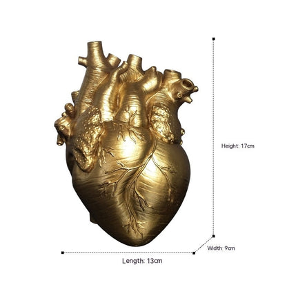 Artistic Heart-Shaped Vase for Bold Home Decor