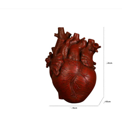 Artistic Heart-Shaped Vase for Bold Home Decor