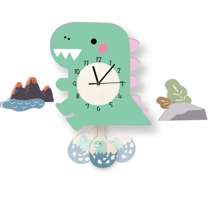 Kids' Animal Themed Wall Clock – Playful Decor for Children's Rooms