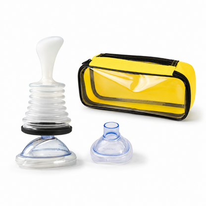 Emergency Airway Relief Kit with Dual Masks for All Ages
