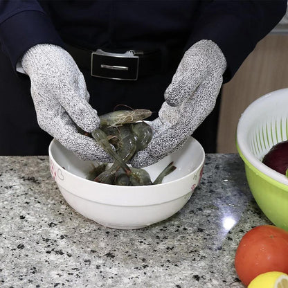 Cut-Resistant Safety Gloves - 5 Degree Anti-Cut and Puncture Protection