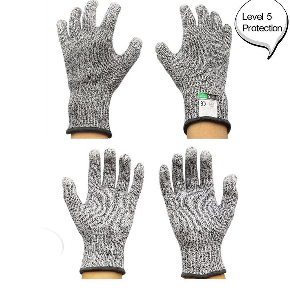 Cut-Resistant Safety Gloves - 5 Degree Anti-Cut and Puncture Protection