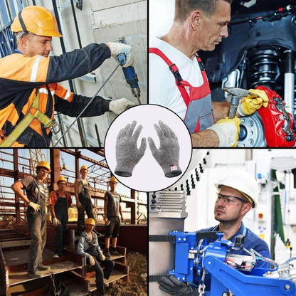 Cut-Resistant Safety Gloves - 5 Degree Anti-Cut and Puncture Protection